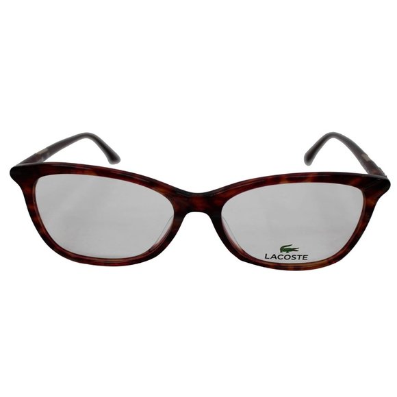Lacoste Red Striped Frame Eyeglasses Demo Lens - Picture 1 of 5